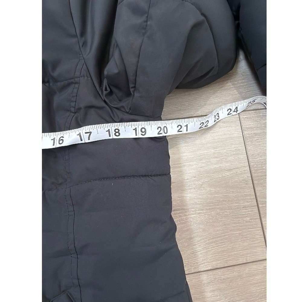 American Eagle Outfitters Black Puffer Jacket Womens Medium FullZip Quilted Coat - Picture 3 of 4